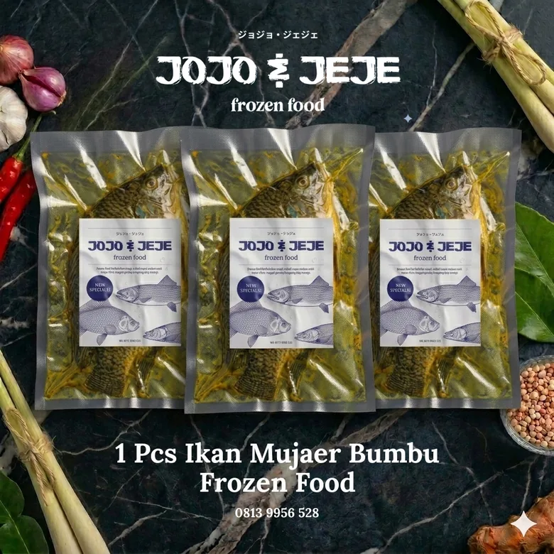 Mujair Bumbu JOJO & JEJE ikan frozen siap goreng